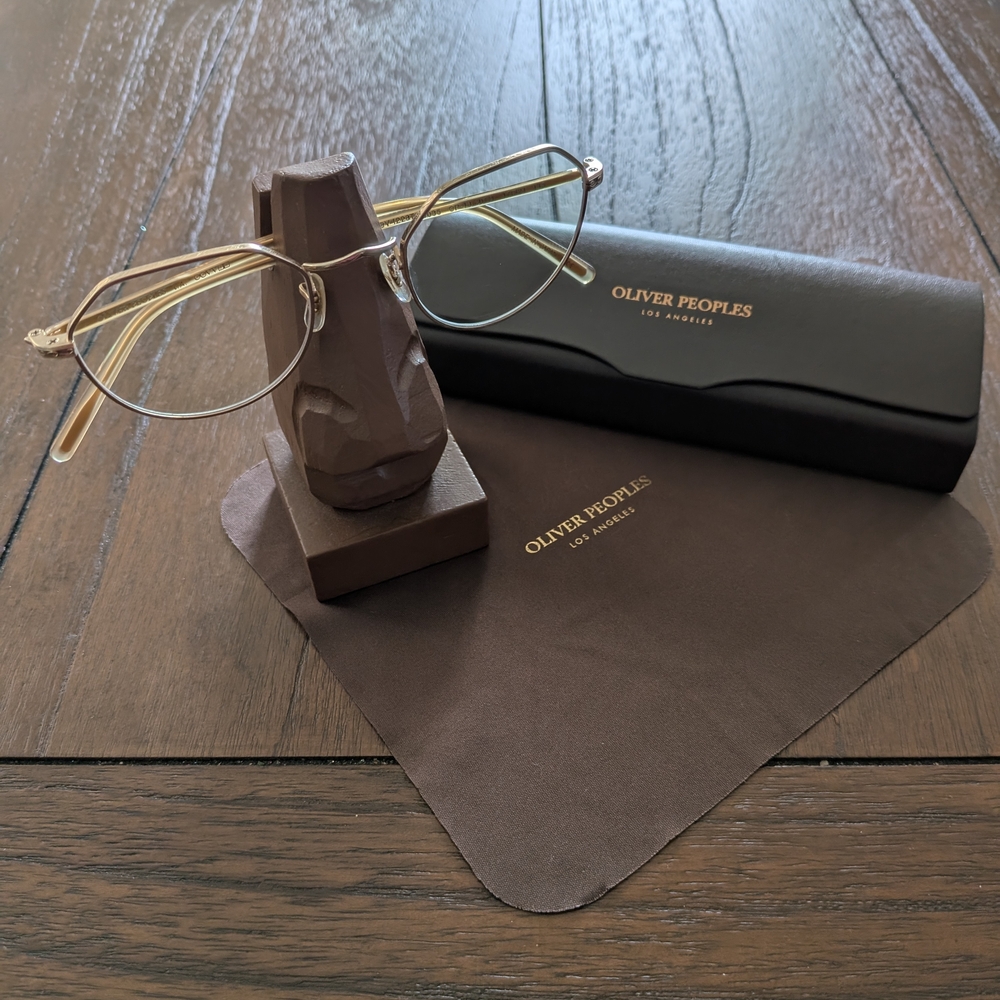 Oliver Peoples Gold Eyeglasses